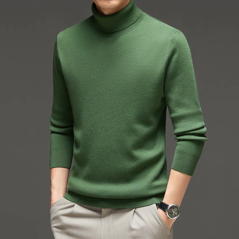 

Sweater Comfortable Brand Casual Cashmere Turtleneck Fashion Men'S Clothing