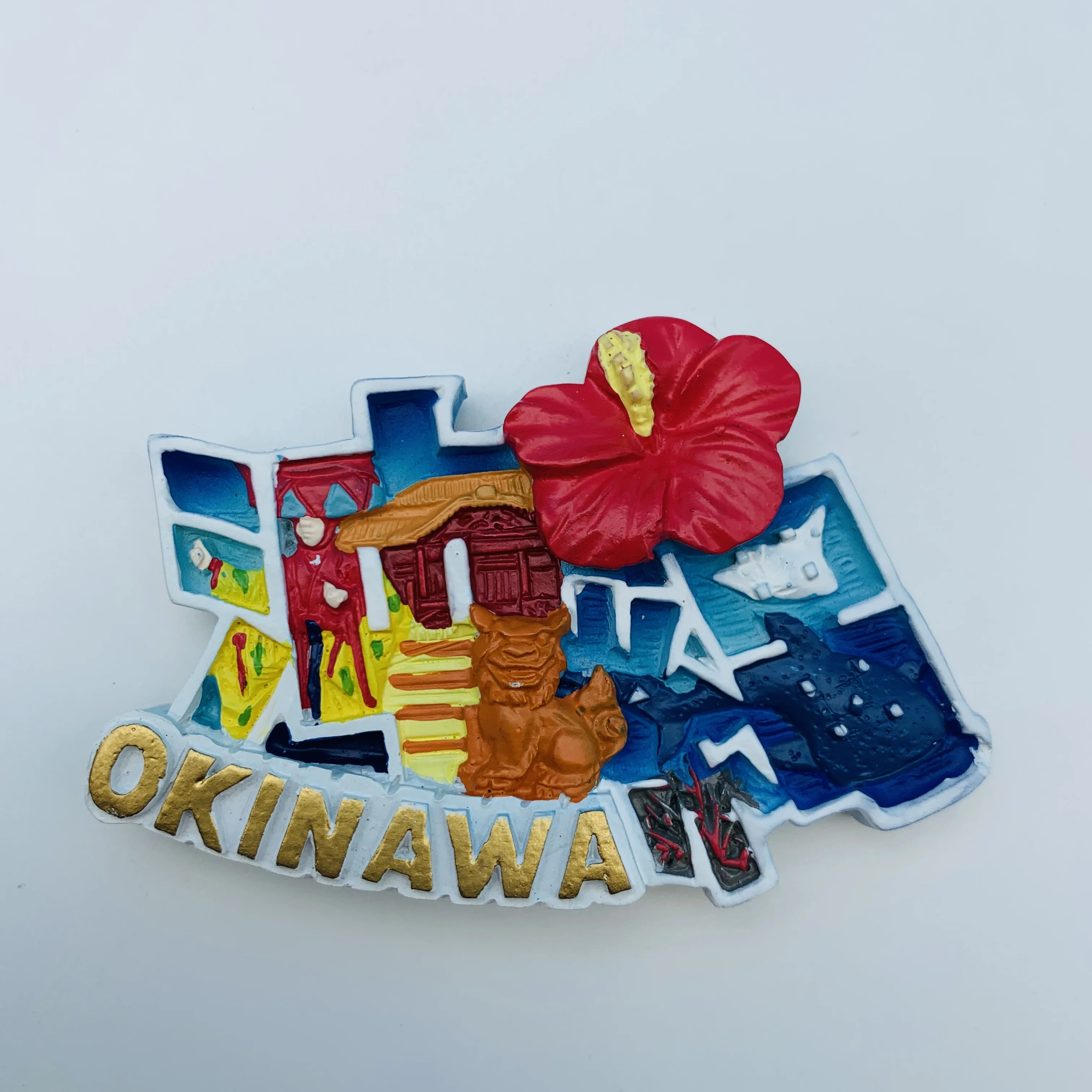 Japan Local Customs And Culture Tourist Souvenir Fridge Magnets Decoration Articles Handicraft Magnetic Refrigerator
