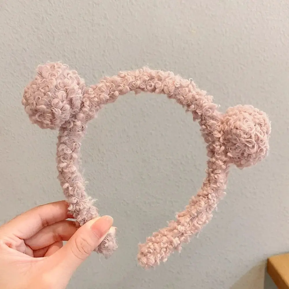 Fashion Girls Cute Bear Ears Plush Hair Hoops for Girls Kids Lovely Hairbands Headband Children Winter Fashion Hair Accessories