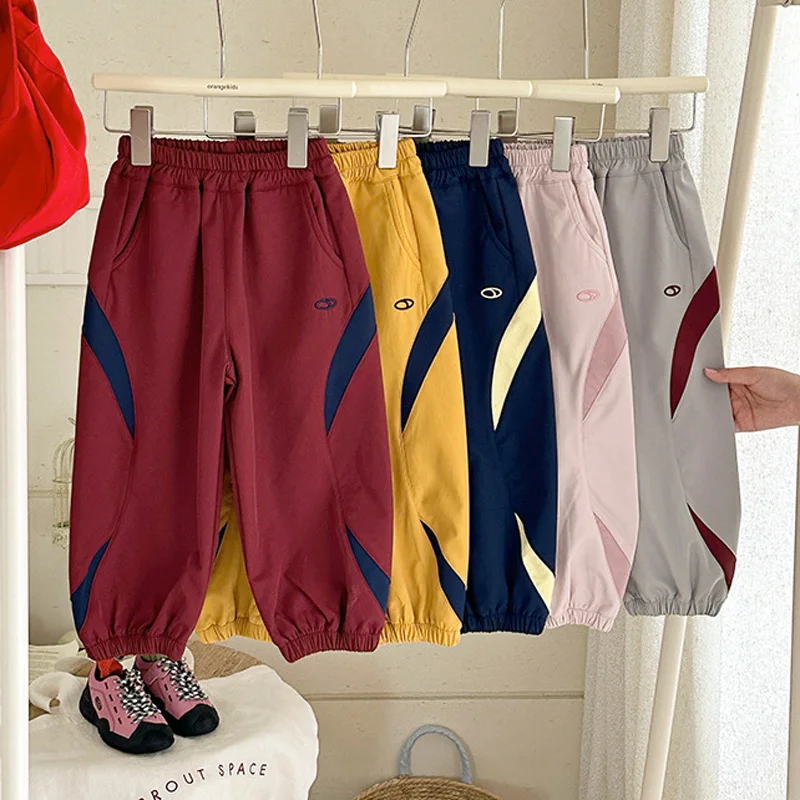 

Kids Pants 2025 Autumn New Children's Loose Sweatpants Girls Boys Casual Trousers Teenager School Joggers Baby Outfits Clothing