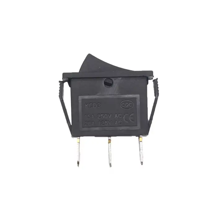 【10-5PCS】16A 250V / 20A 125V KCD3 Rocker Switch ON-OFF ON-OFF-ON 2 Position Electrical equipment With Light Power
