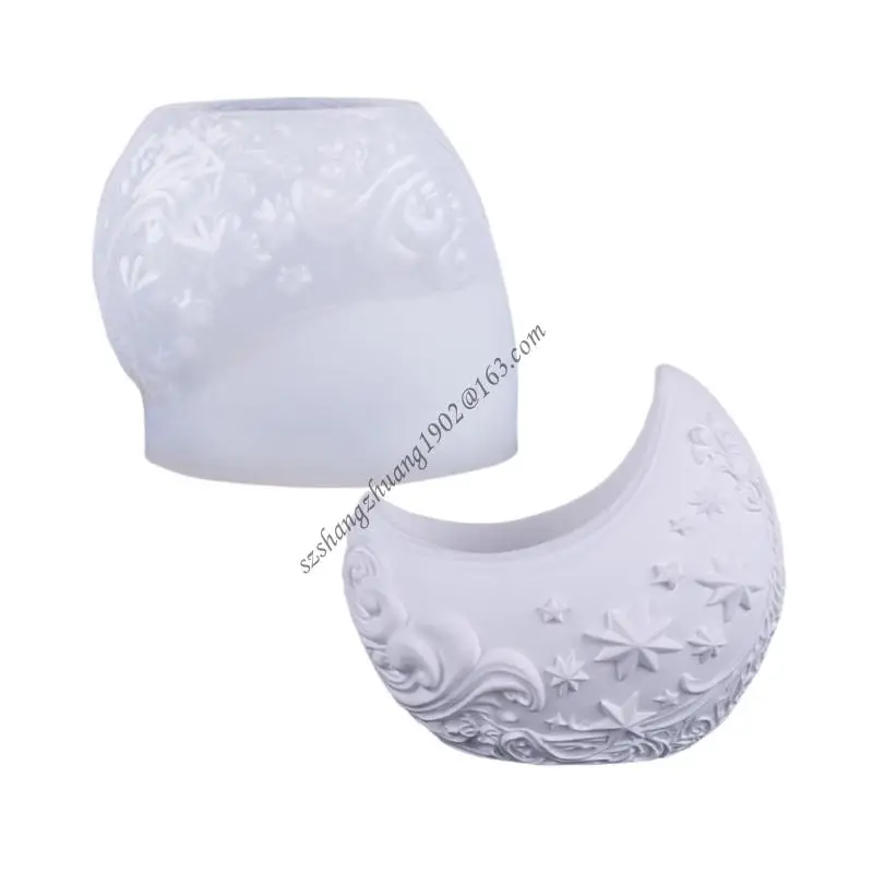 

Q6RB Shaped Silicone Planter Mold DIY Projects Jewelry Organiser Mould