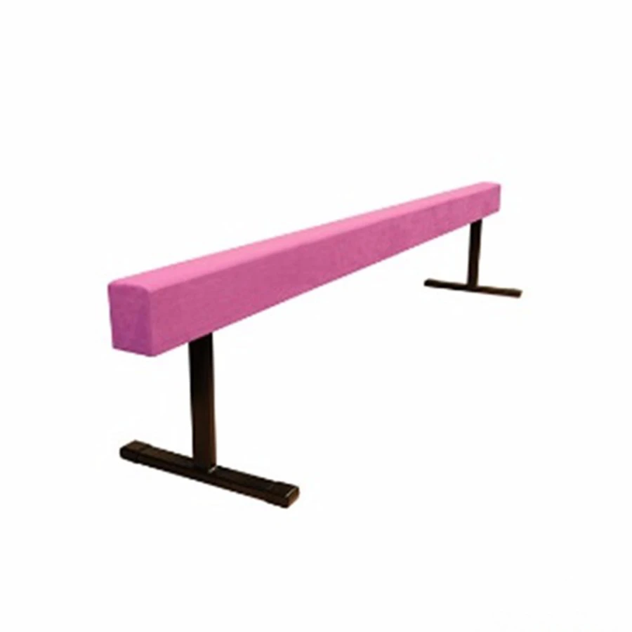 Athletic Wood Kids Gymnastic Balance Beam for Training and Competitionpromote sales
