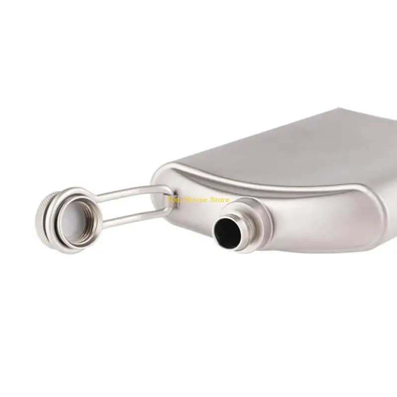 

Portable Titaniums Hip Flask 260ml 200ml Suitable for Travel and Outdoors