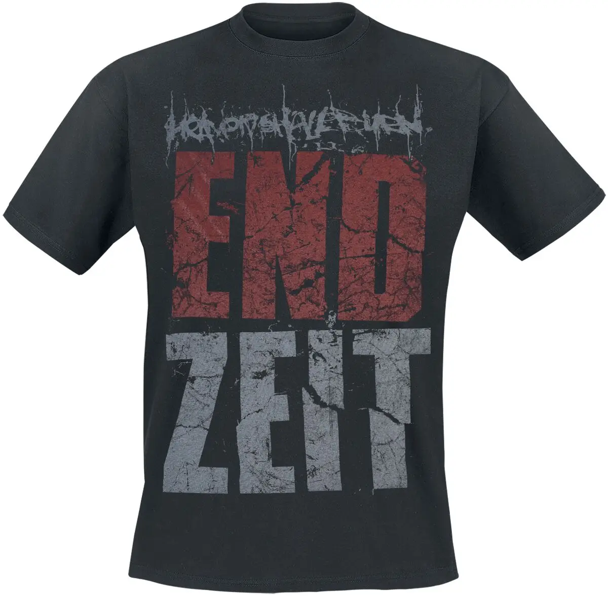 Endzeit Heaven Shall Burn T-Shirt Men Women Vintage Metal Rock Band Graphic Tee 100% Cotton Summer Streetwear Top