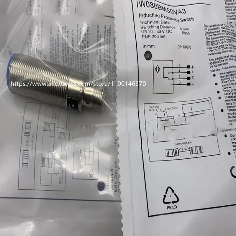 

2 шт. новый высококачественный бесконтактный переключатель IW080BM50VA3 IW050BM80VA3 IW050BM66SB3 IW050BM50VA3
