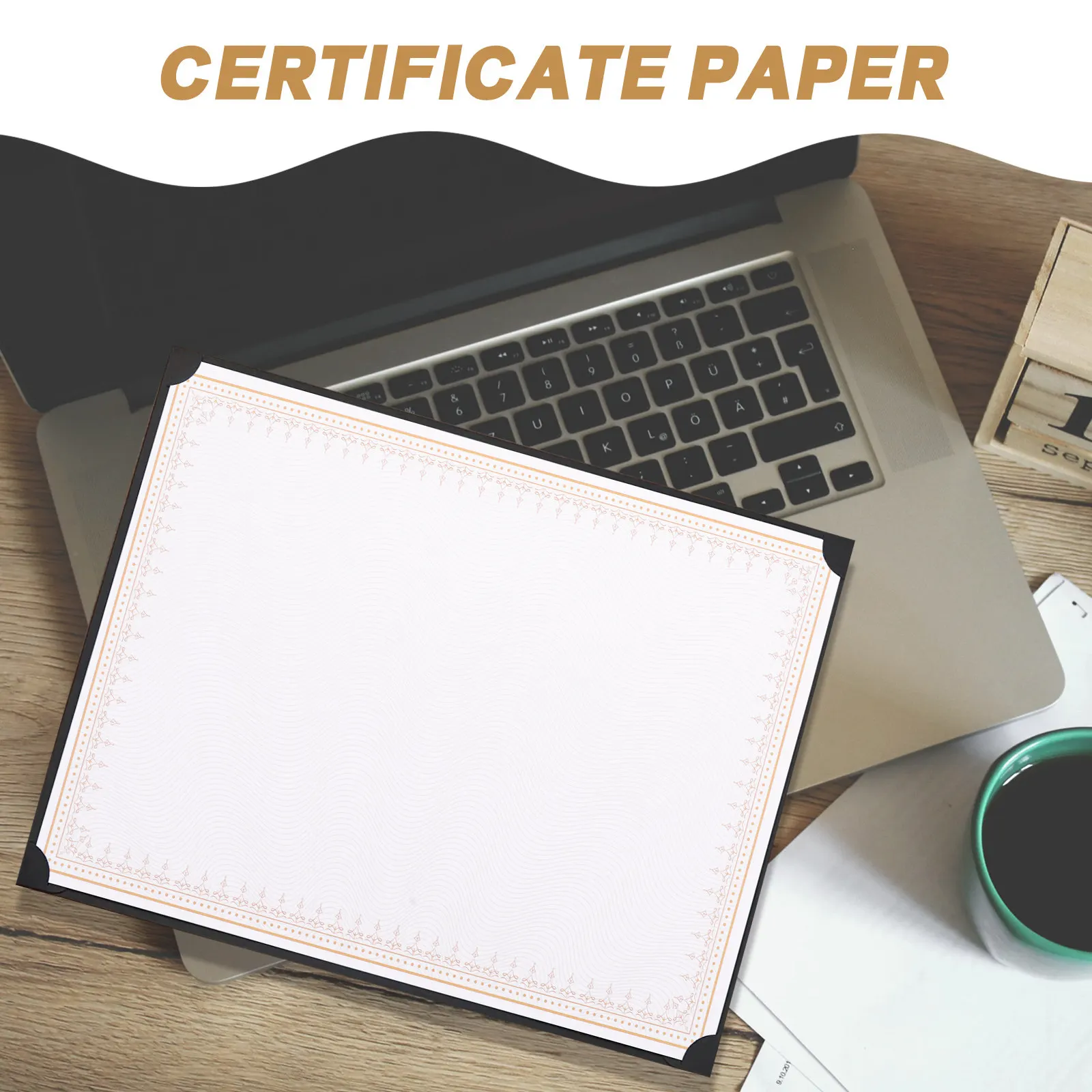 

10Pcs Certificate Paper Blank Writable Printable A4 Diploma Awards Paper for School Office Use School Supply