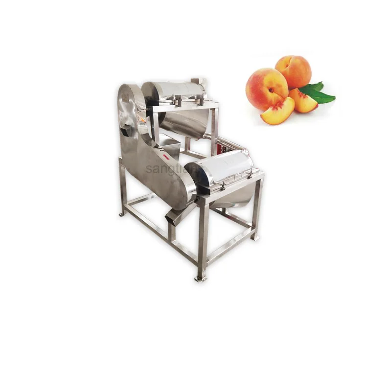 SS304 Single Channel Pineapple Mango/apple/peach/orange Juice  Fruit Pulp Machine