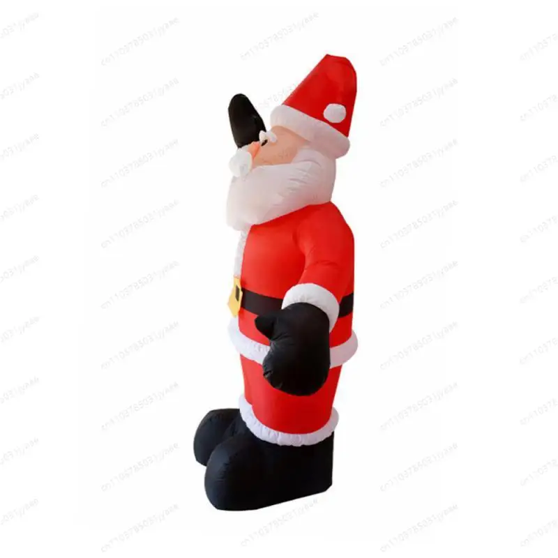 

Santa Claus Waving Hand 1.8m Inflate Model Christmas Decoration Glowing Doll Cartoon Giant Party Gifts Outdoor Lawn