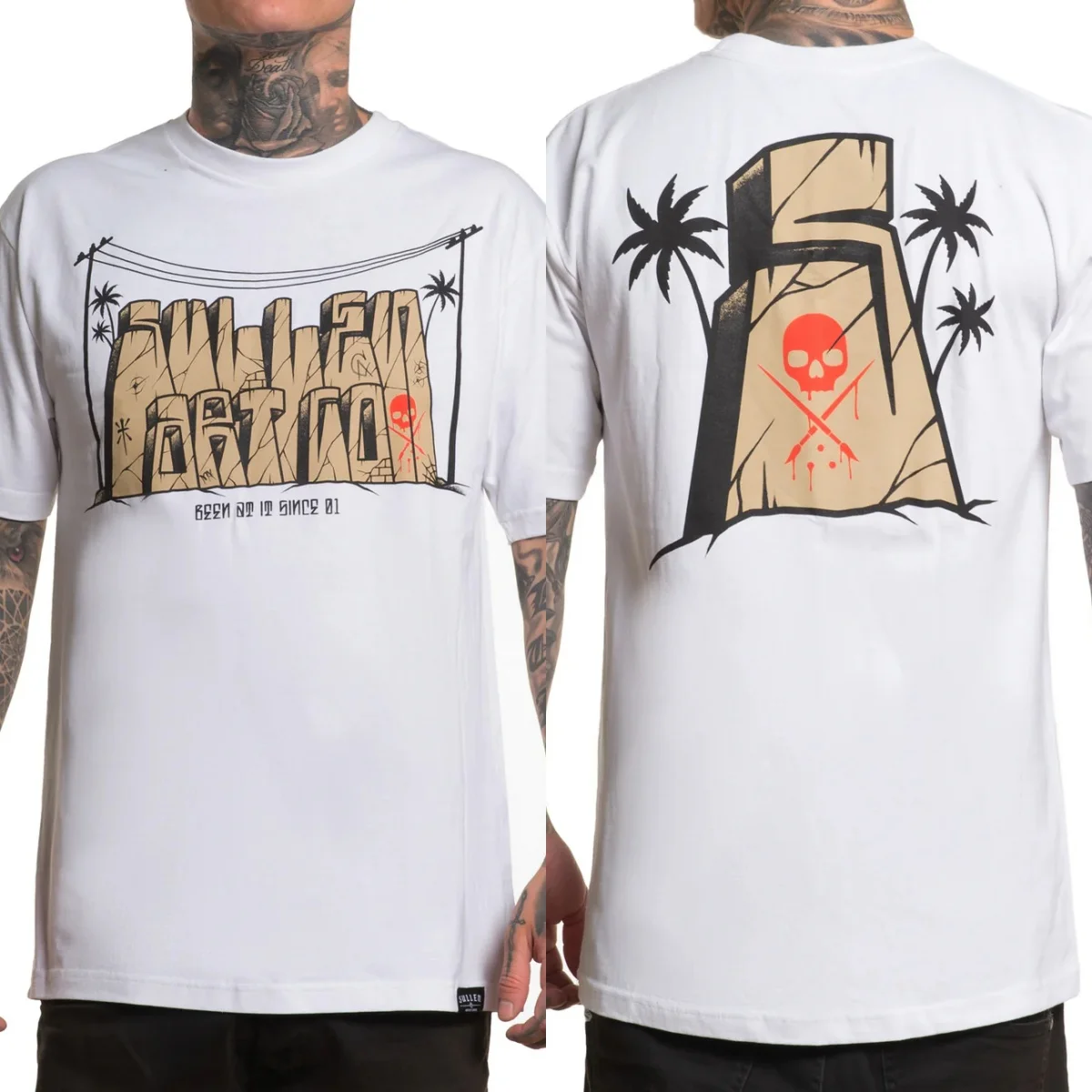 New 2026 Sullen Clothing Graphic Cotton T-shirt Unisex Summer Short Sleeve Fashion Brand Tee Luxury Casual Vintage Tees