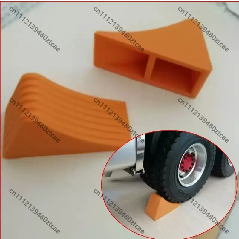 1-14-rc-tractor-engineering-truck-rubber‑plastic-wheel-chock-tire-anti‑slip-stopper-hobby-model-accessory