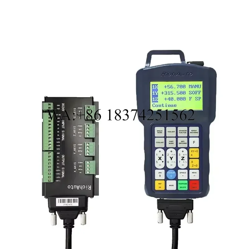 Wmwmnu for RichAuto DSP CNC Controller B11S B11E 3-axis Motion Control Remote for Engraving English Version