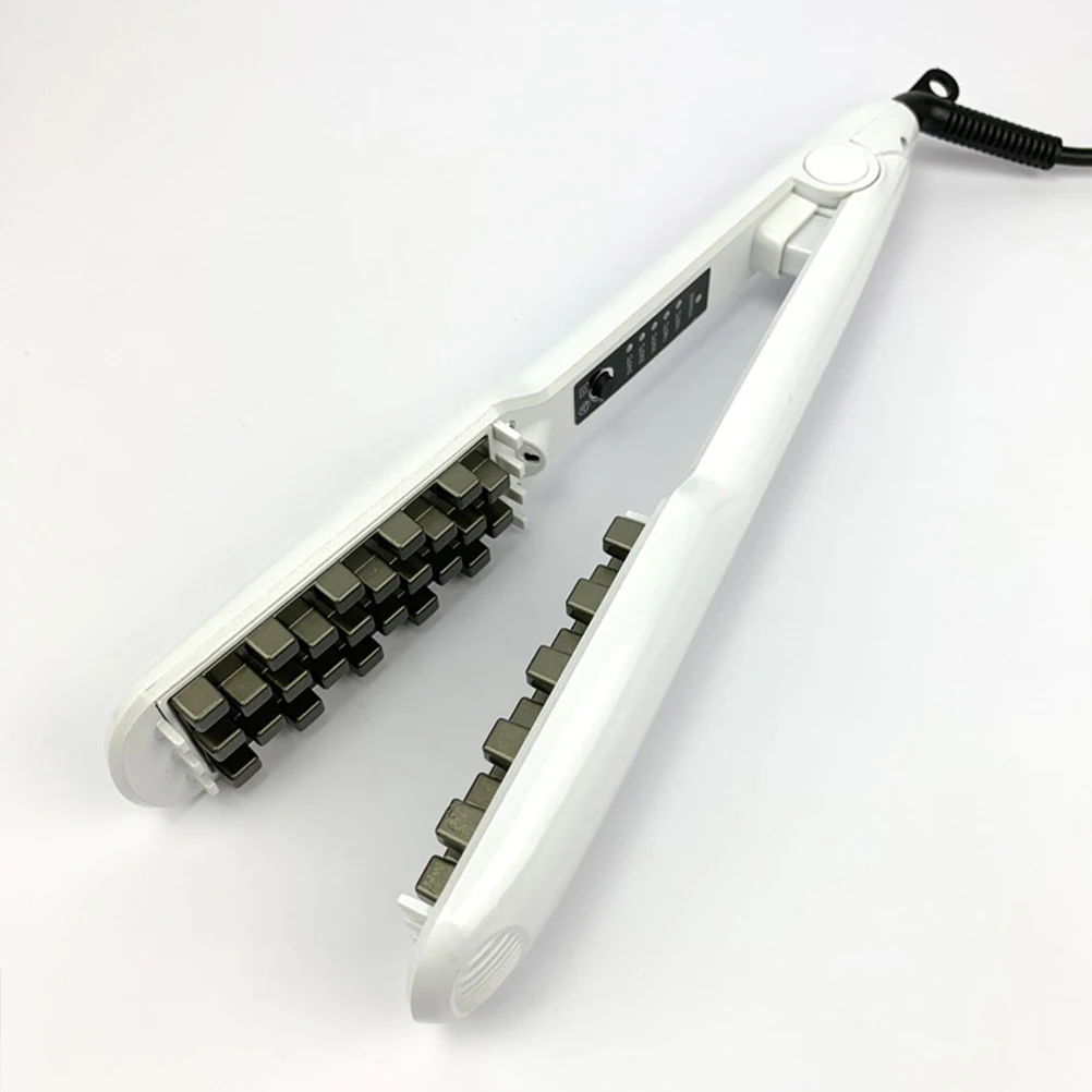 

Hair Curler Splint Dual Use Straightener Salon Accessories Hairdressing Tool Durable Material Stable Temperature