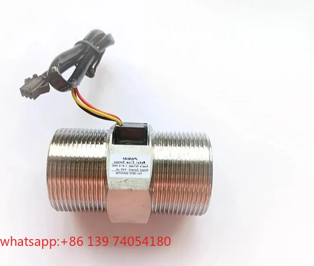 1.5 inch DN40 water flow sensor 9-150L/minute 2 inch DN50 Hall flowmeter high temperature NPN