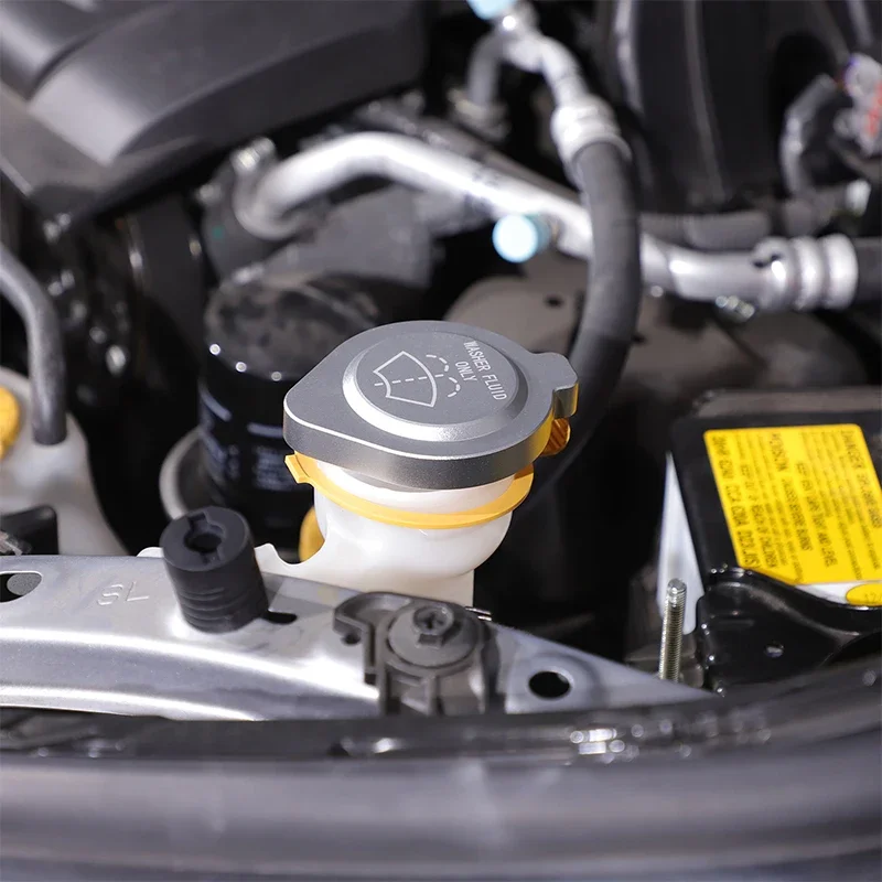 لسوبارو فورستر 2019-2024 سبائك الألومنيوم الأحمر ممسحة السيارة غطاء مفتاح المياه اكسسوارات السيارات الداخلية الزخرفية