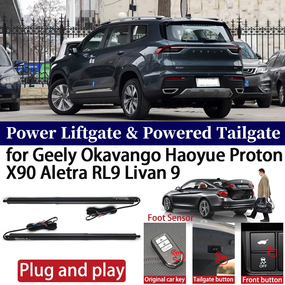 

for Geely Okavango Haoyue Proton X90 Aletra RL9 Livan 9 Car Auto Power Electric Tailgate Liftgate Lift Trunk Closer System