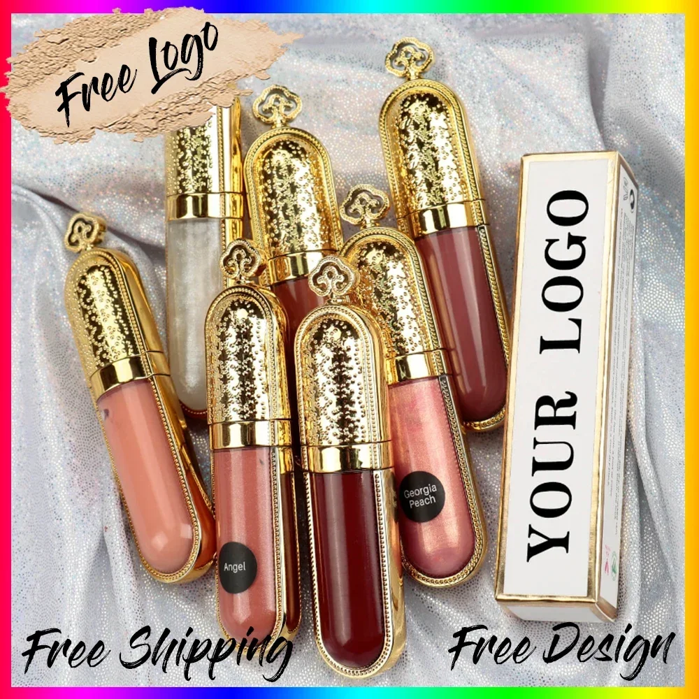 

Clear Lipgloss Shimmer High Quality Vegan Glossy Lip Gloss Private Label