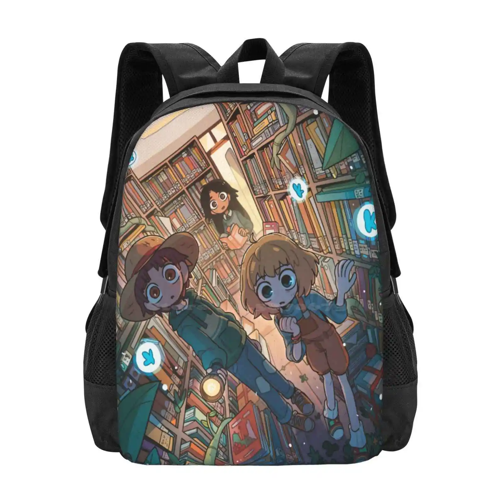 Library Hot Sale Schoolbag Backpack Fashion Bags Books Anime