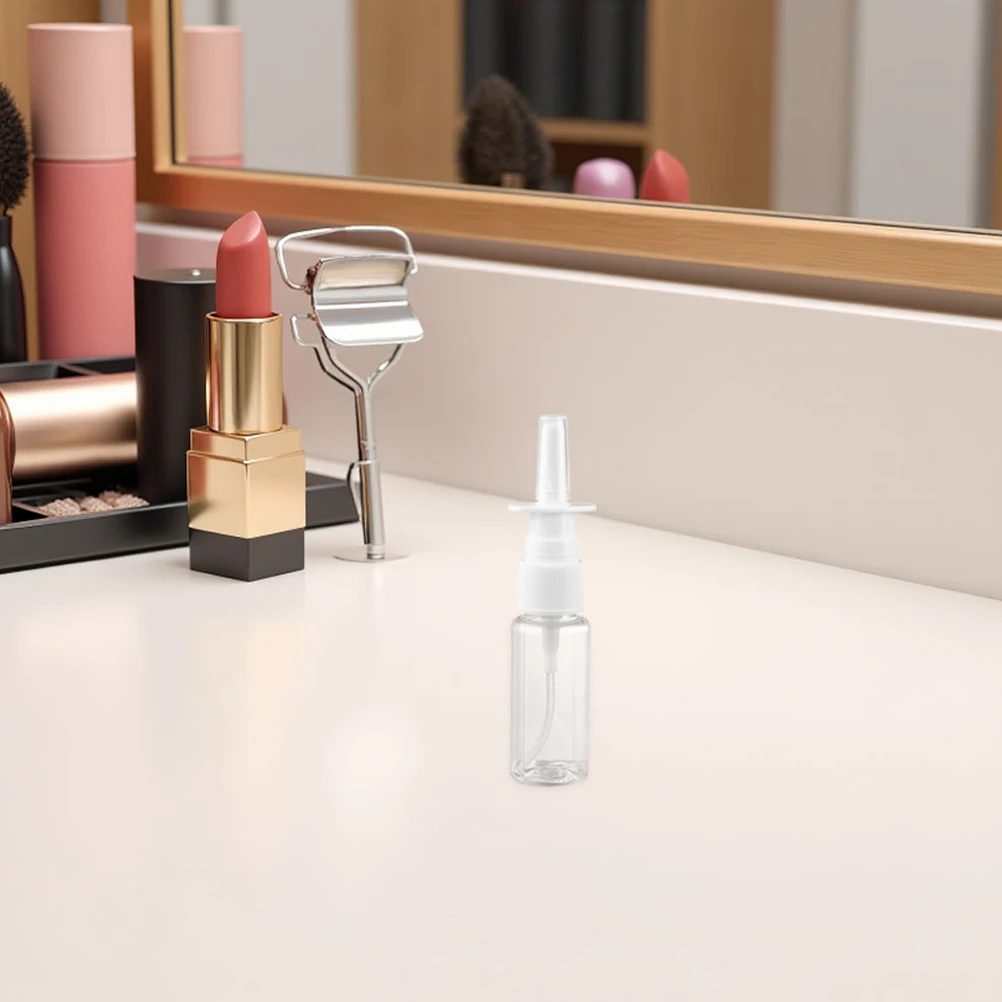 

10Pcs 10ml Refillable Spray Bottles Travel Portable Plastic Mist Sprayer Atomizer Nasal Wash Bottle Saline Mister