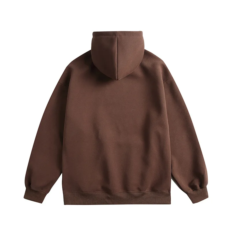 Men 2026 Autumn American High Street Letter Graphic Hoodie Pullover Sweatshirts Casual Trendy Brand Mens Clothing