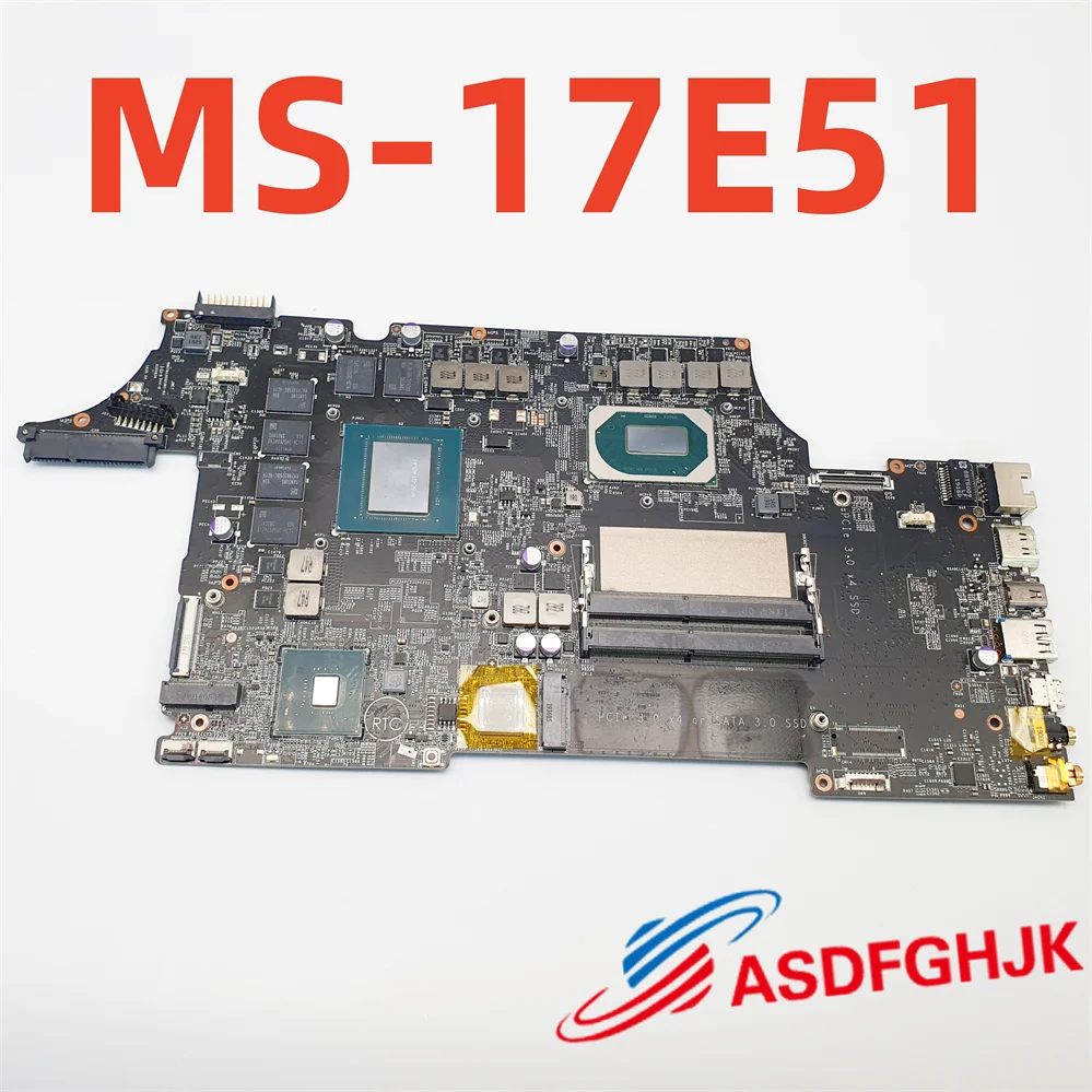 MS-17E51 for MSI GL75 9SD MS-17E5 LAPTOP MOTHERBOARD WITH I7-9750H AND RTX2060M TEST OK