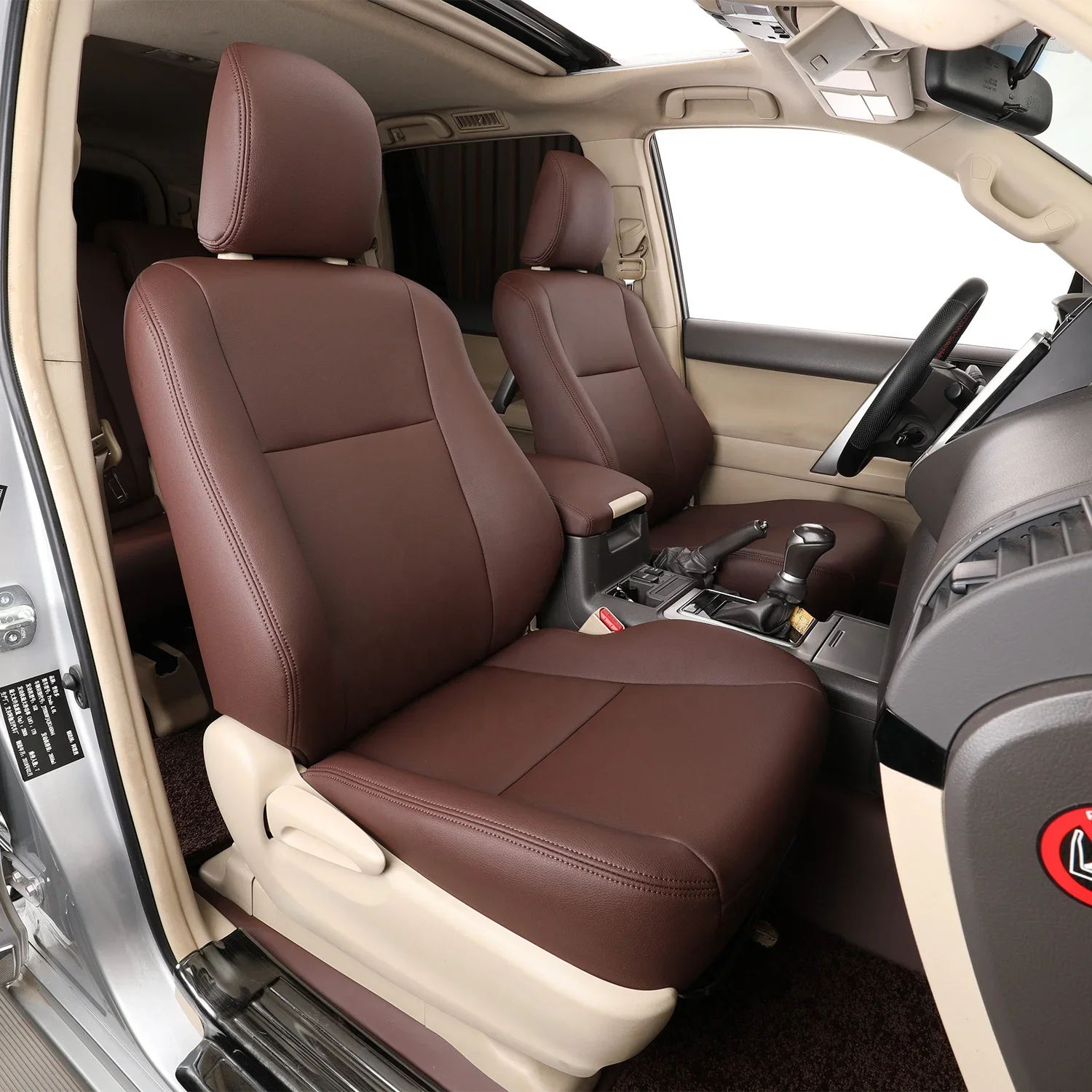 

EKR Nappa Leather 2011-2021 Toyota Land Cruiser Prado Сменные чехлы на сиденья внедорожника