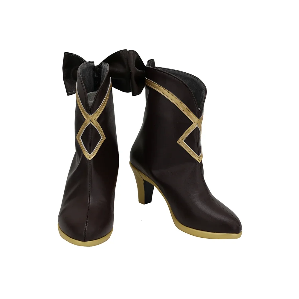 Witch Spring 4 Ruddy Eye Cosplay Stiefel High Heel Lederschuhe nach Maß