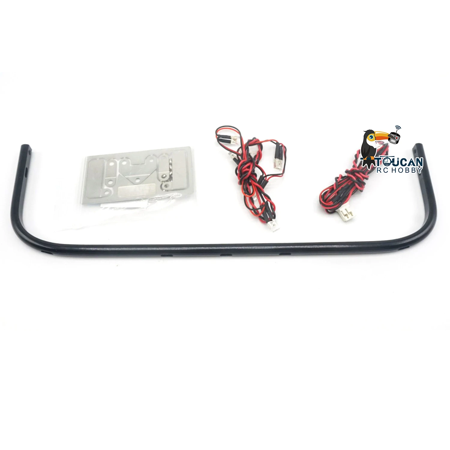 Luz inferior LED de cabina de coche RC para coches de Control remoto 1/14, camiones 56368 56371 770S Toucan, piezas de decoración DIY TH23162