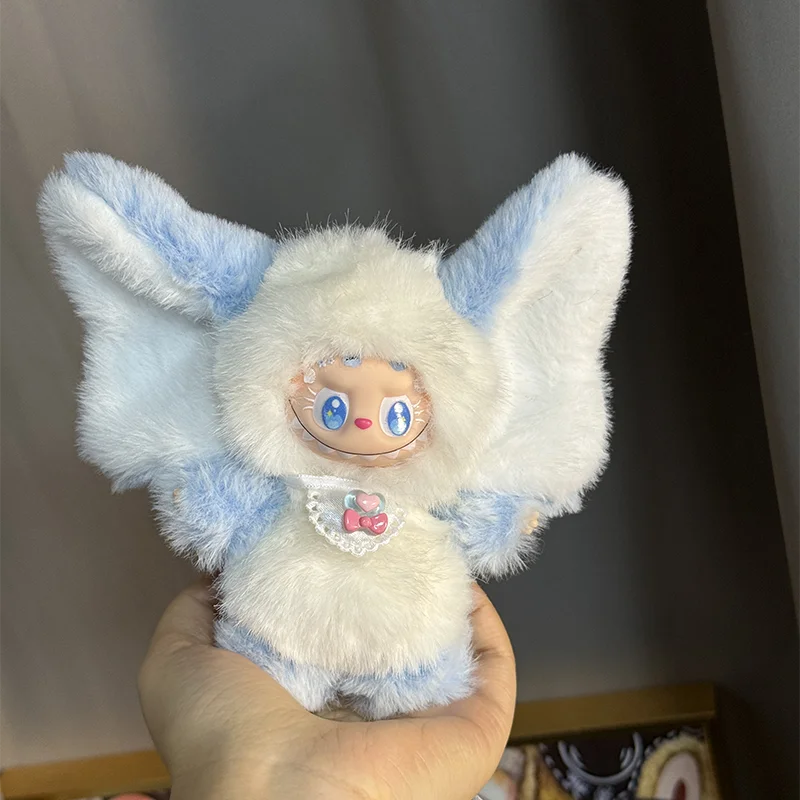 

Для/ткани Labubu 4,0 мини-кукла, милая одежда в форме животных, ручная работа, одежда для маленькой панды и маленькой пчелы