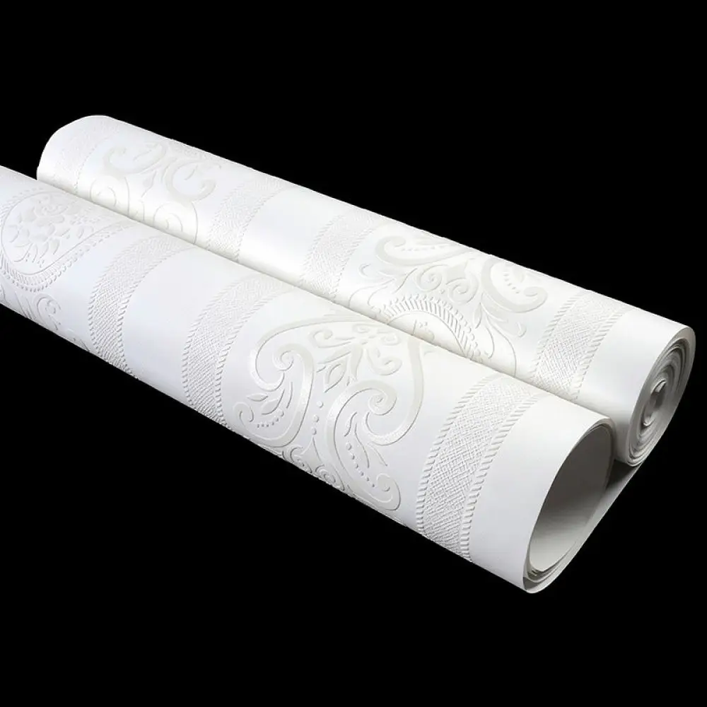 European Style Wallpaper Vertical Texture Non Woven Wall Fabric For Living Room Bedroom Minimalist Decorative Home Wall