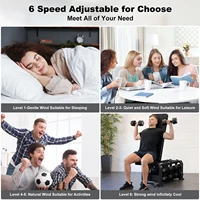 16 Inch Ceiling Fan LED Ceiling Fan Light with Remote Control Infinite Dimming 6 Levels of Wind Speed Living Room Bedroom Chandelier Fan 7