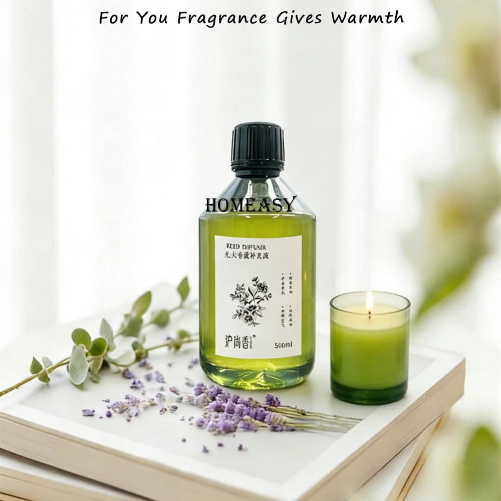 500/1000ml Reed Diffuser & Humidifier Refill Oil, 5 Star Hotel Shangri-La White Tea Scent Long Lasting Home Fragrance Oil