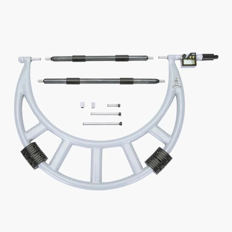 Asimeto Range 0 to 6 Inches 00020 Inch High Precision Adjustable Anvils Type IP65 Waterproof Digital Outside Micrometer