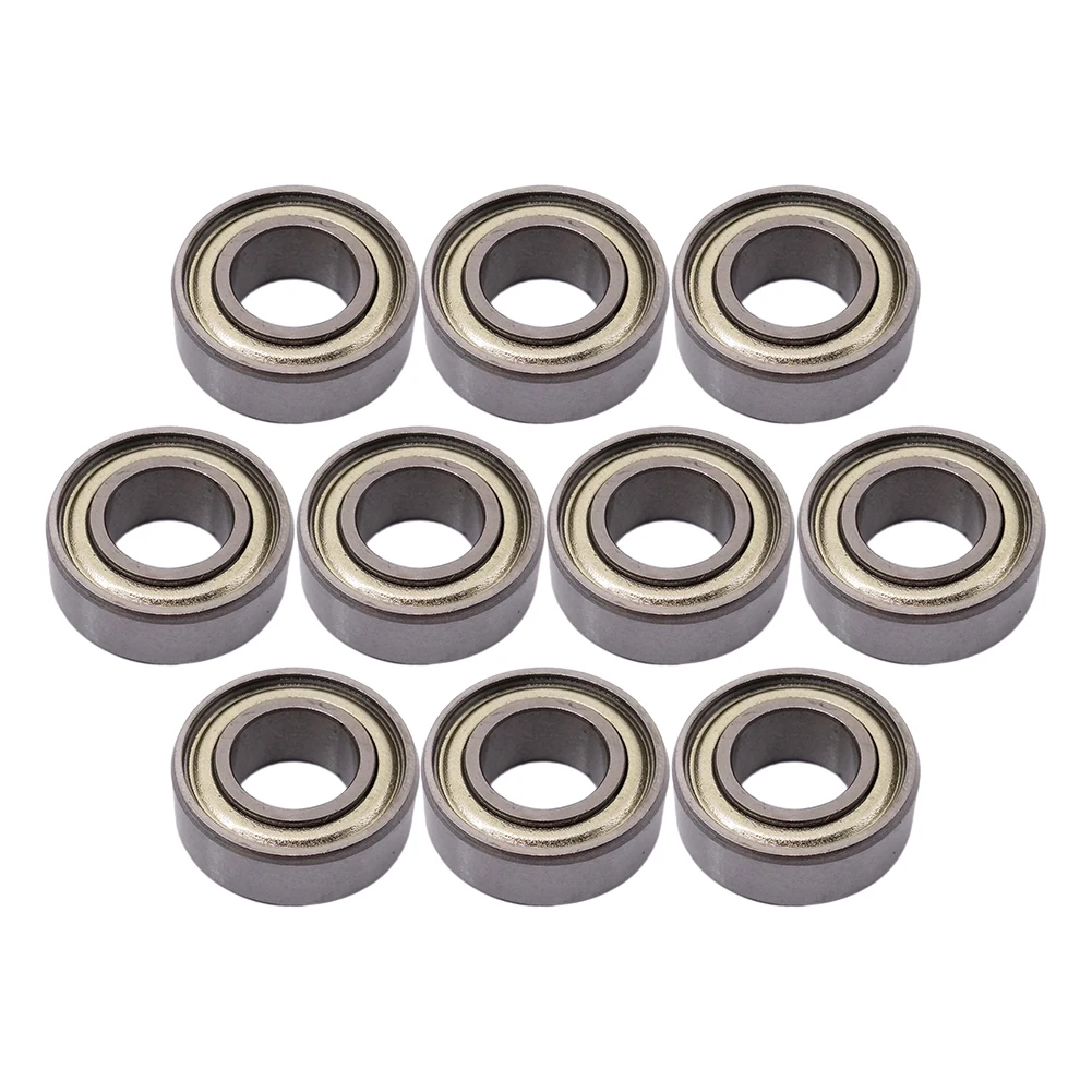 10pcs/set Oil-impregnated Sliding Bearing Strong Load Capacity 687zz Small Bearings Deformation  for Skateboard Scooter