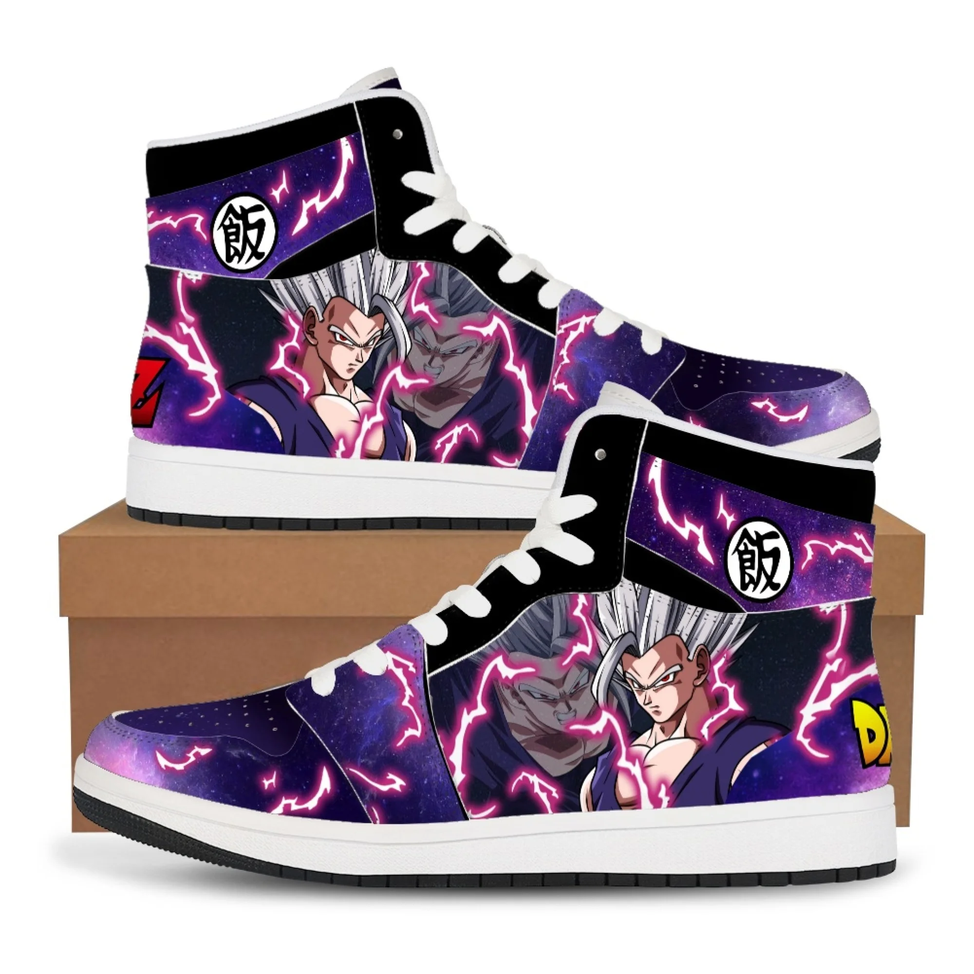 Dragon Ball Anime Super Z Goku High-Tops Sneakers Casual Shoes Basketball Shoes Printing Comfortable Flat Shoes Birthday Gift