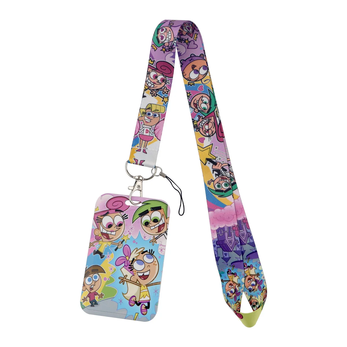 A3474 Fantasy Cartoon Lanyard For Keys Card Cover Badge Holder Business Phone Charm Key Lanyard Neck Straps Keychain Accessories