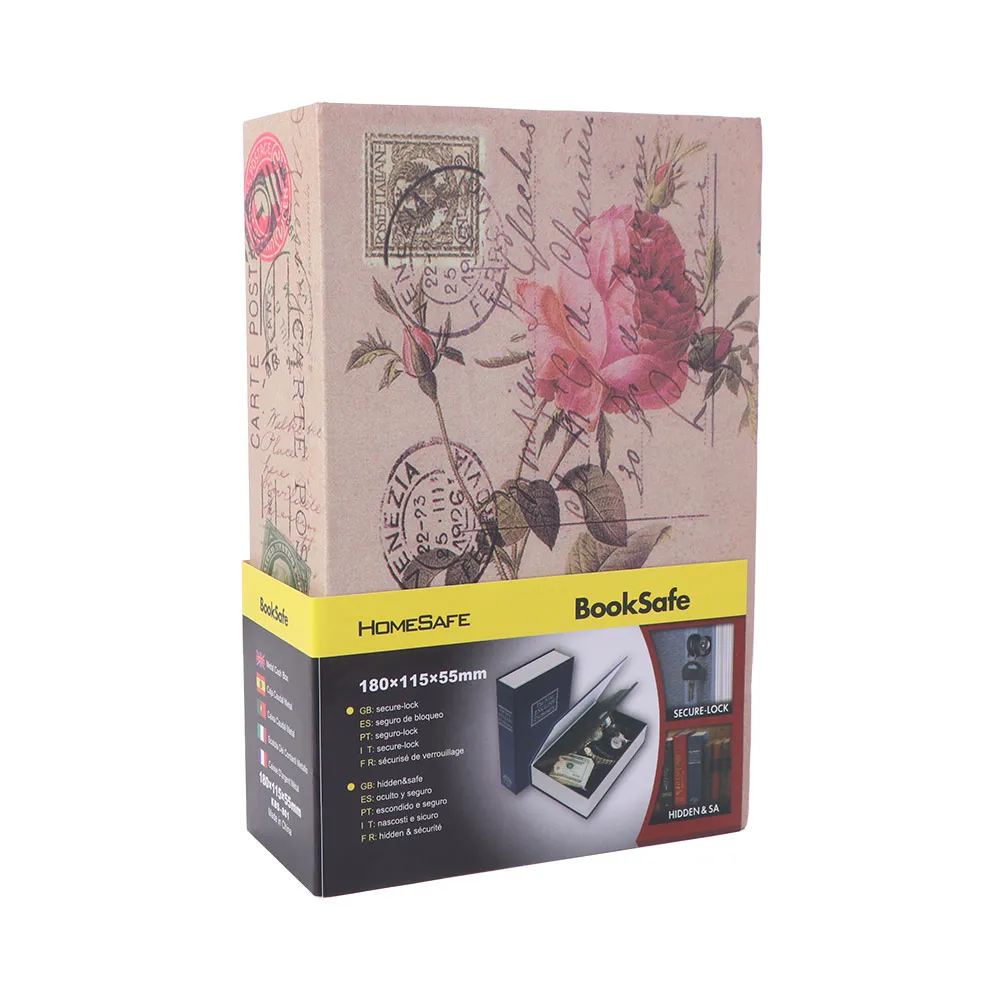 Creative Book Shape Password Security Safe Box Rectangle Anti theft Hidden Dictionary Book Analog Dictionary Book Safe Box Home