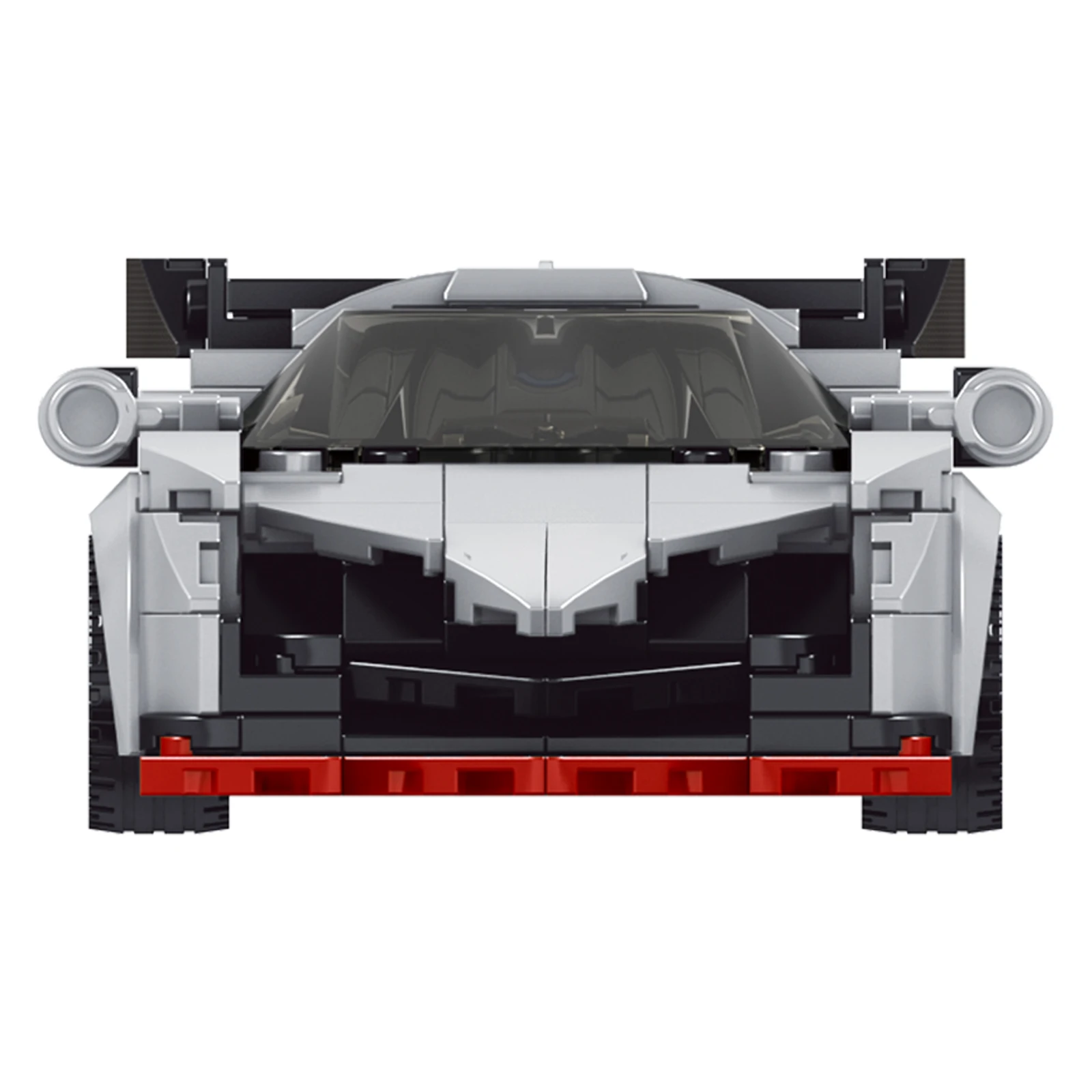 Molde King 27007 398pcs Blocos de construção de veículos de 8 grades Pequenos tijolos modelo DIY brinquedo criativo