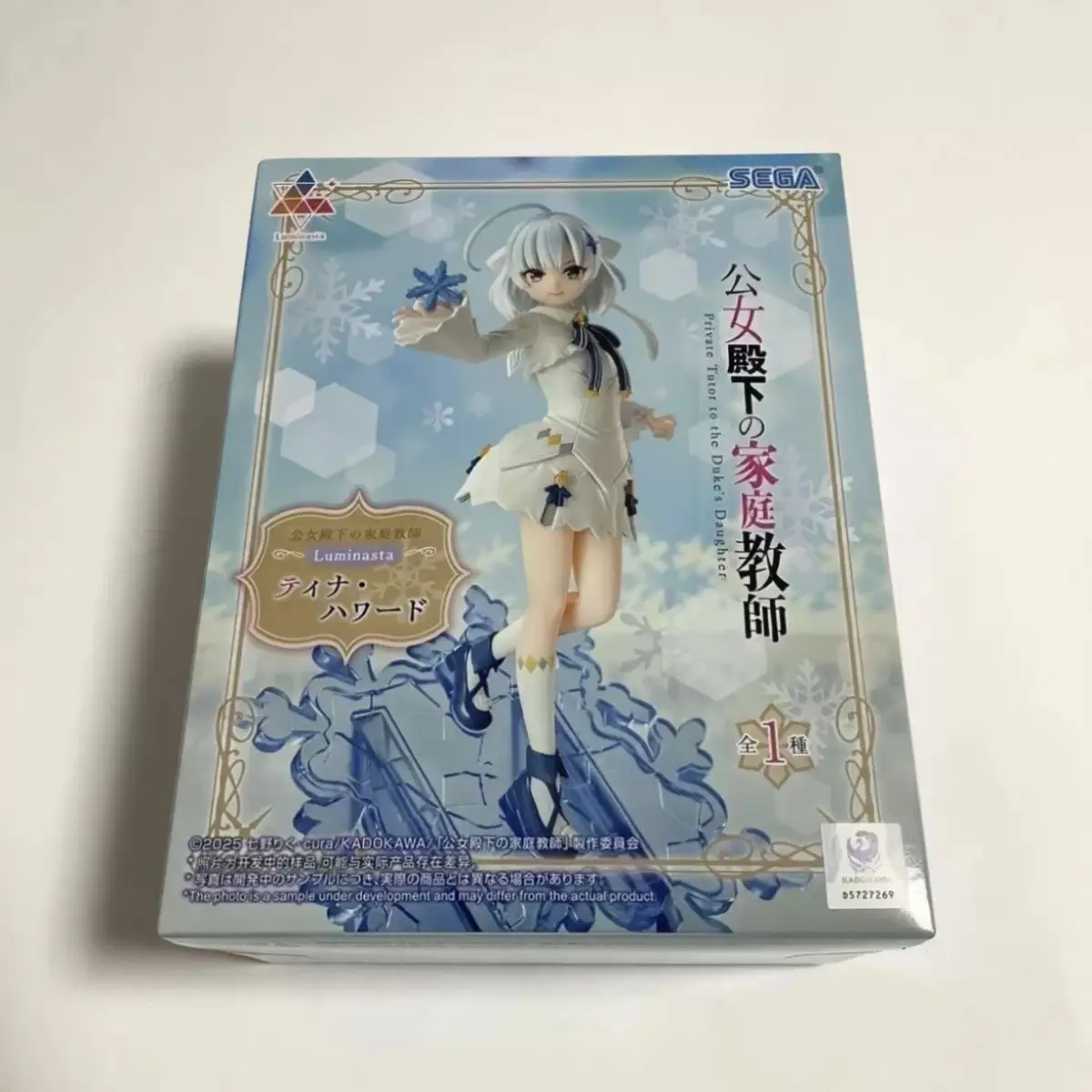 

Оригинальный SEGA Luminasta Private Tutor To The Duke's Daughter Tina Howard ПВХ 20 см аниме фигурки модель коллекция игрушка в подарок