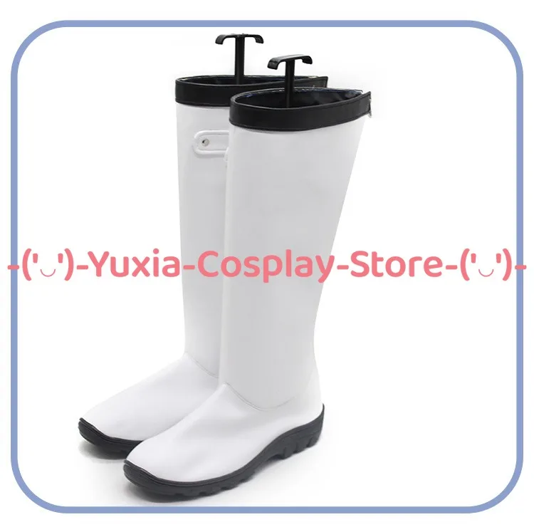 Yuxiacosplay! Buty do cosplayu Niewidzialnej Kobiety, rekwizyt postaci z anime/gry, botki ze skóry PU, kostium na Halloween, karnawał, imprezę.