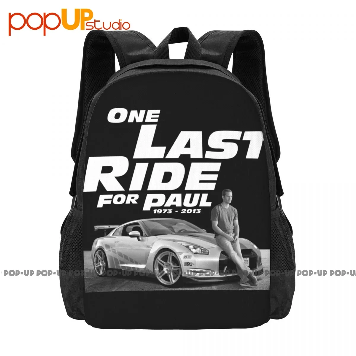 Dominic Toretto And Brian Oconner Fast And Furious P-175 Backpack Large Capacity Foldable Shopping Bag