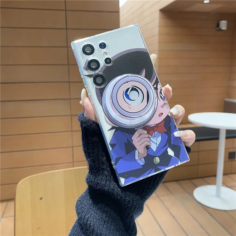 

Detective Conan Phone Case For Samsung Galaxy S21 S22 S23 S24 S25 Ultra S20 Fe Note 10 20 Plus Magnetic Charging Magsafe Cover