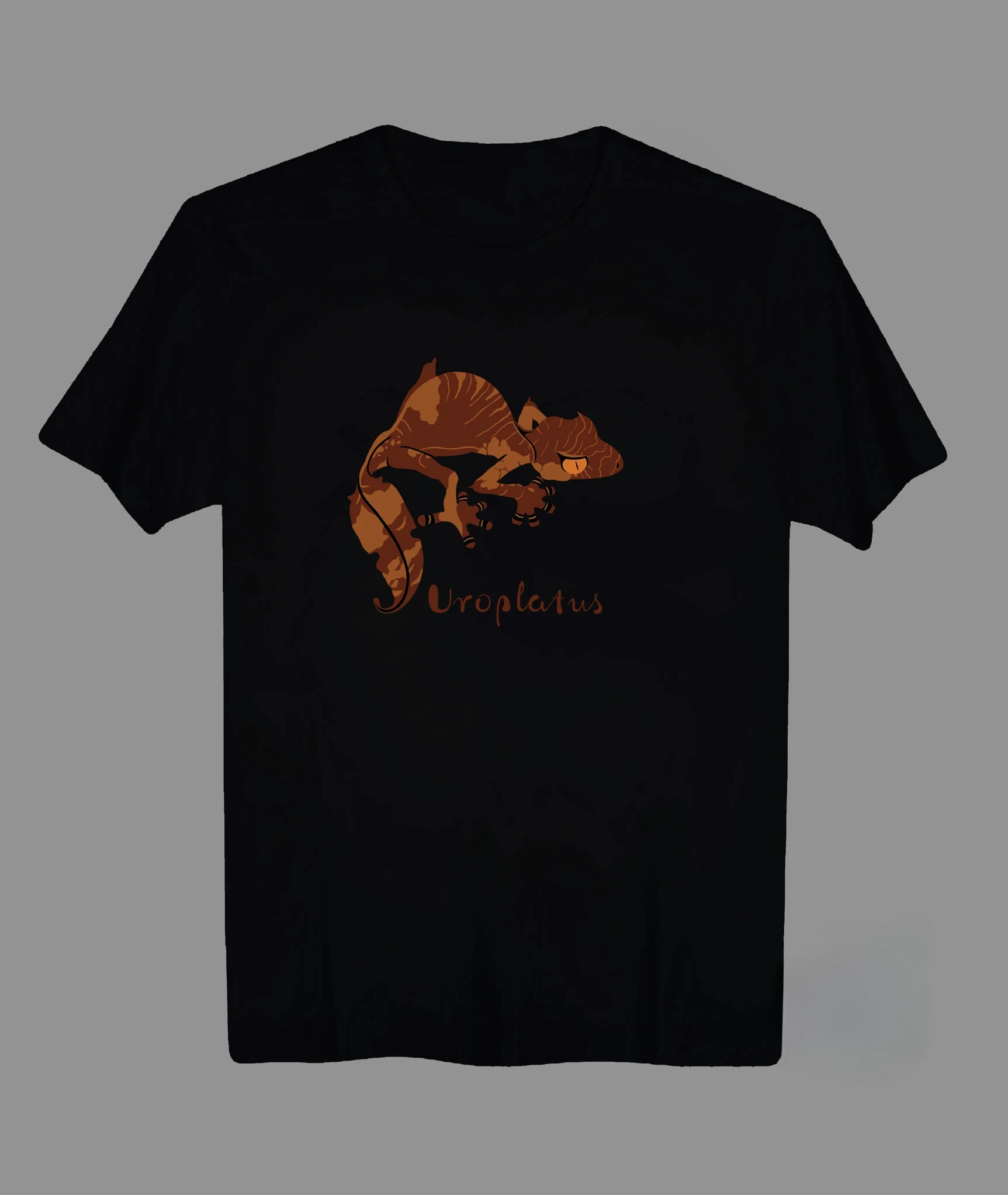 100% Cotton O-Neck Summer Short Sleeve Casual Mens T-shirt Size S-5XL Uroplatus Leaf-Tailed Gecko Reptile Pet Lover Gift T-Shirt