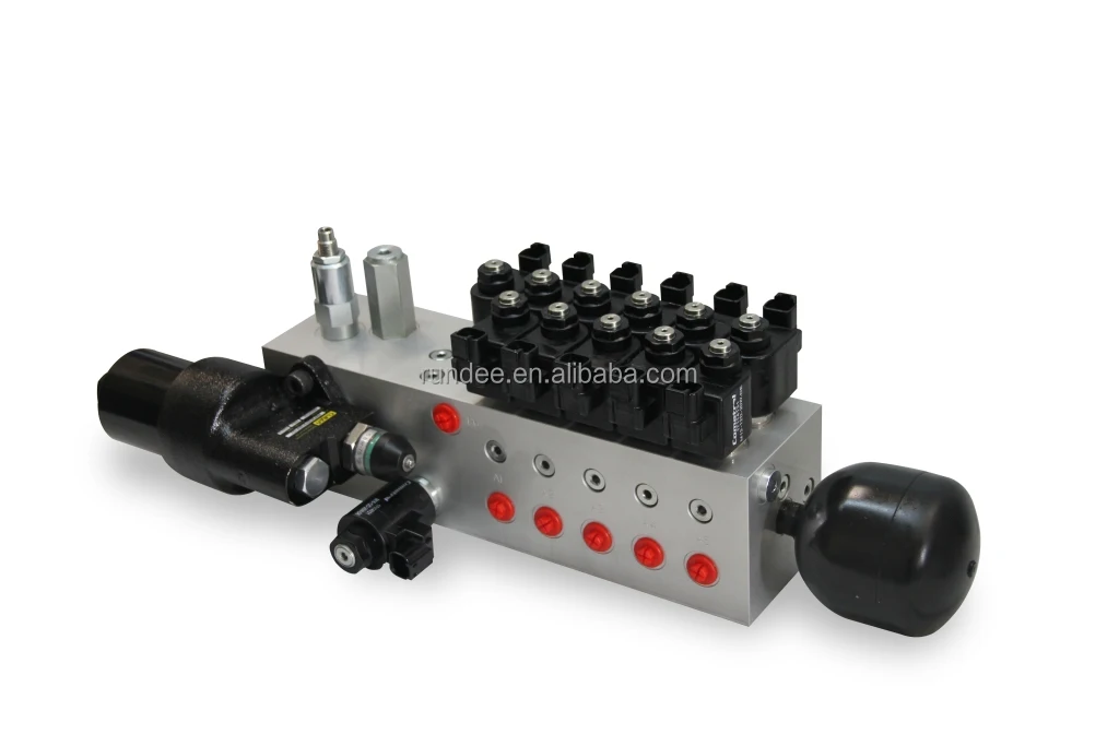 Integrated Hydraulic Circuit with Solenoid-Powered Hydraulic Valves