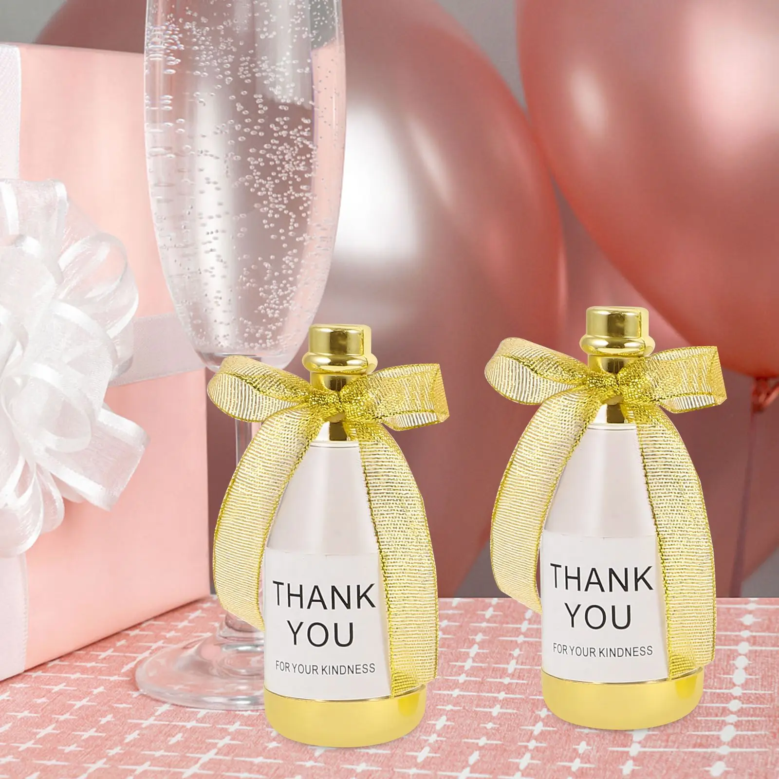 6pcs Transparent Candy Bottles Mini Wine Bottles With Lids Candies Packaging Container Candy Box Party Favors For Guest NEW