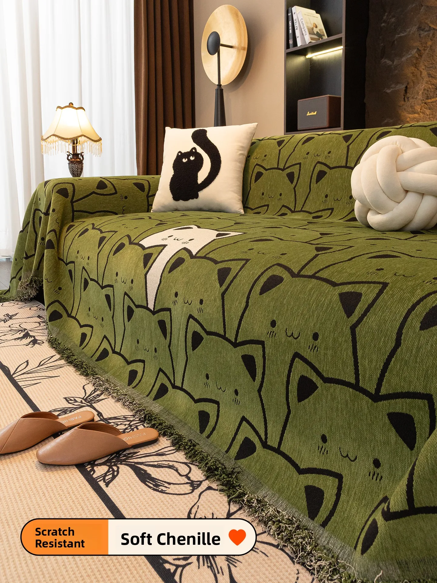 

Новый универсальный всесезонный чехол для дивана 2025 года с защитой от скольжения и царапин, фиксирующий, для защиты от повреждений