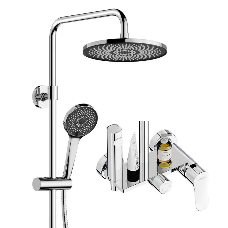 

Shower shower full set, four-outlet water spray gun rain shower, bath bath descaling (Gypsy) 36647