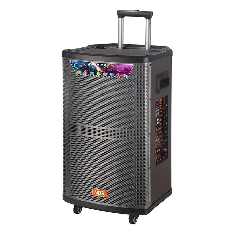 Tie rod square dance stereo 15 inch home with microphone mobile bass player bluetooth speaker