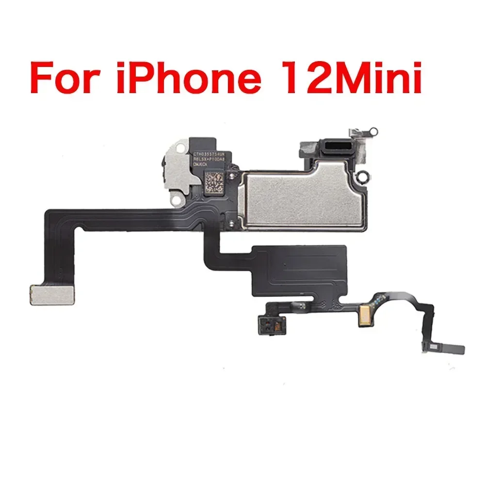 Ear Speaker For iPhone 12 12Mini Pro Max Earpiece And Face ID Sensor Proximity Light Flex Cable Assembly Replacement