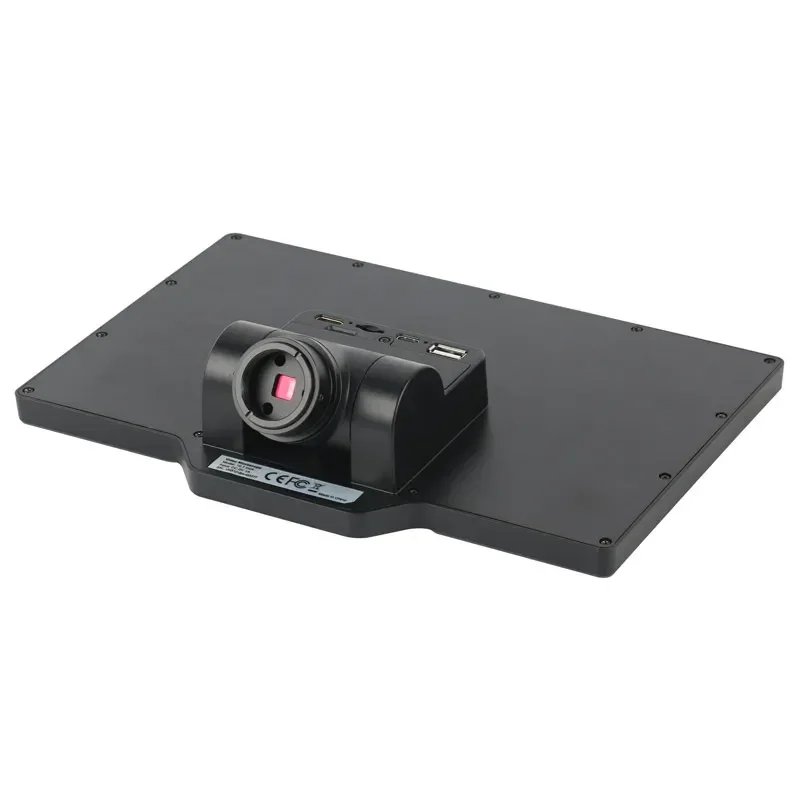 10.1インチ三眼ステレオ顕微鏡,ズーム3.5x-90x,16mp,TF, USB, HDMI,wifi,ビデオカメラ